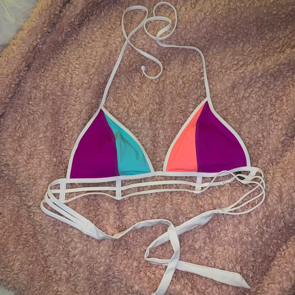 PINK large bathing suit top
